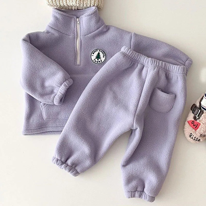 Cozy Cotton Pullover Top & Pants Set