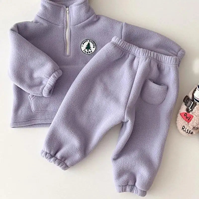 Cozy Cotton Pullover Top & Pants Set