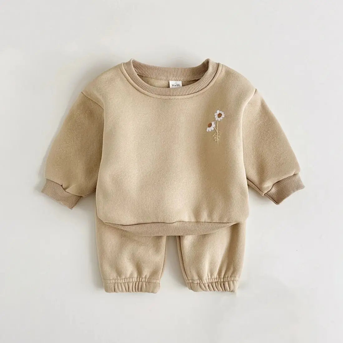 Embroidered Pullover Baby Boys & Girls 2-Piece Fleece Set