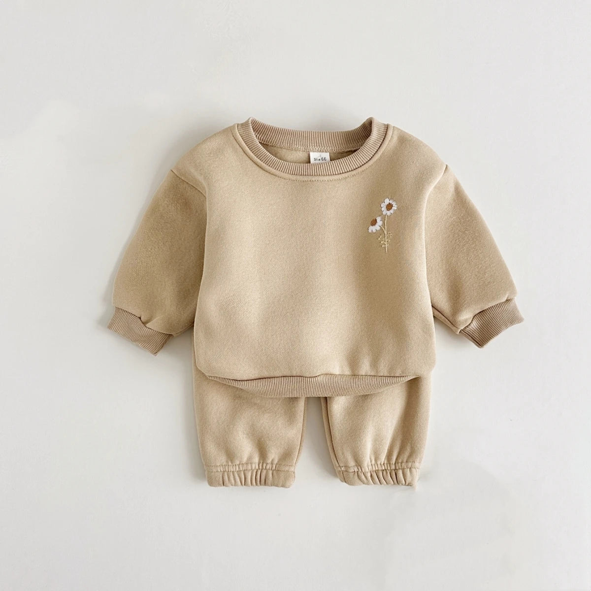 Embroidered Pullover Baby Boys & Girls 2-Piece Fleece Set